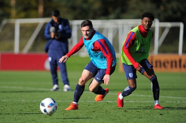 Jack Harrison of England U21&#039;s during a training session at St Georges Park on November 8, 2017 in Burton-upon-Trent, England. (Nov. 7, 2017 - Source: Nathan Stirk/Getty Images Europe) 