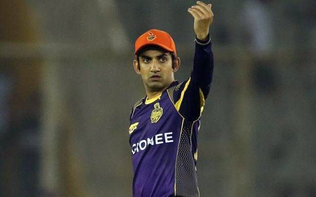 Image result for gautam gambhir kkr