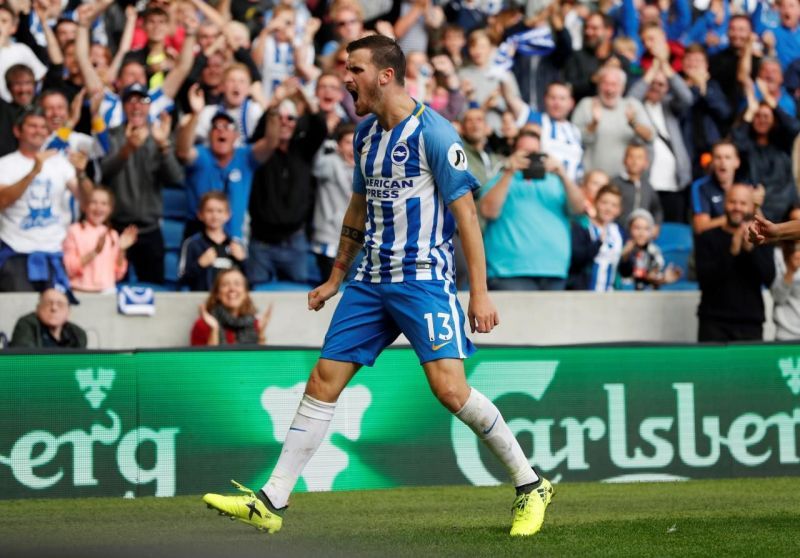 Image result for Pascal Gross Brighton hitting corner 