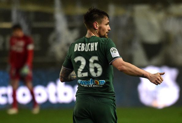 Debuchy scored a goal on debut for Saint-Etienne