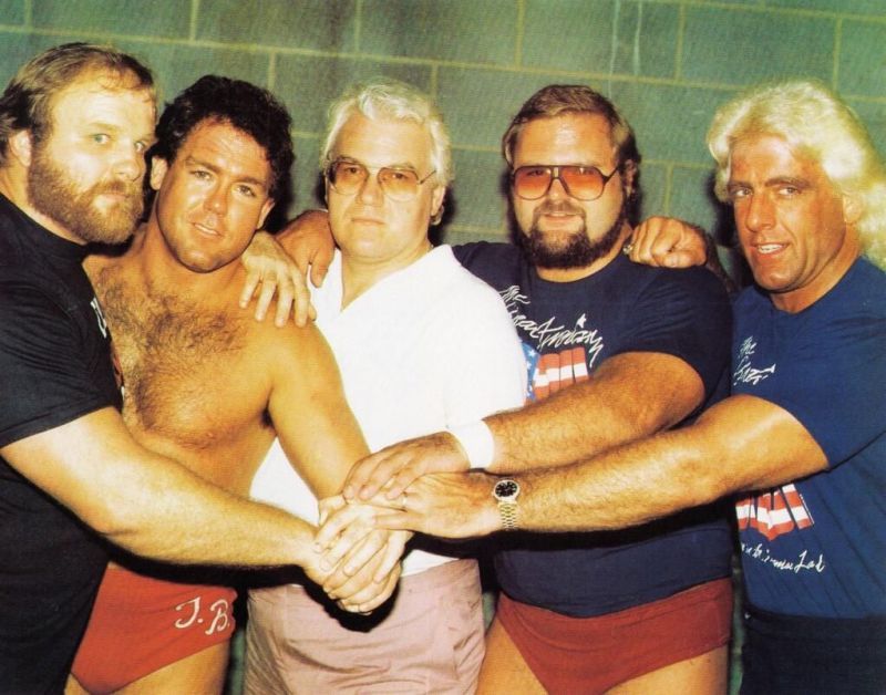 The original Horsemen line up, with JJ Dillon.