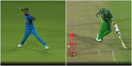 Pandya Amla run out