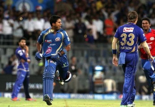 Aditya Tare emerged as the hero for Mumbai Indians that night