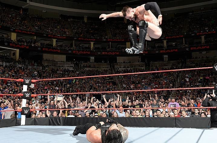 Balor pinned Roman Reigns in his first ever night in WWE!