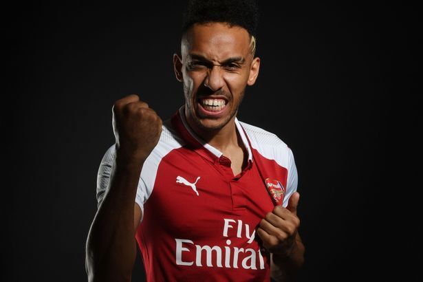 Image result for aubameyang arsenal