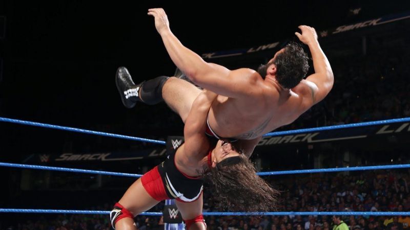 Chad Gable suplexing people like its nothing is a treat to watch