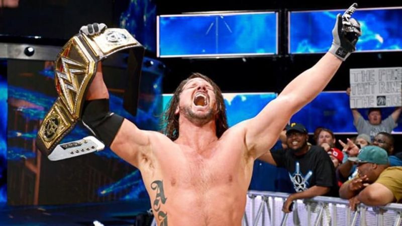 Styles competed in a WWE championship match for third straight year at Royal Rumble!