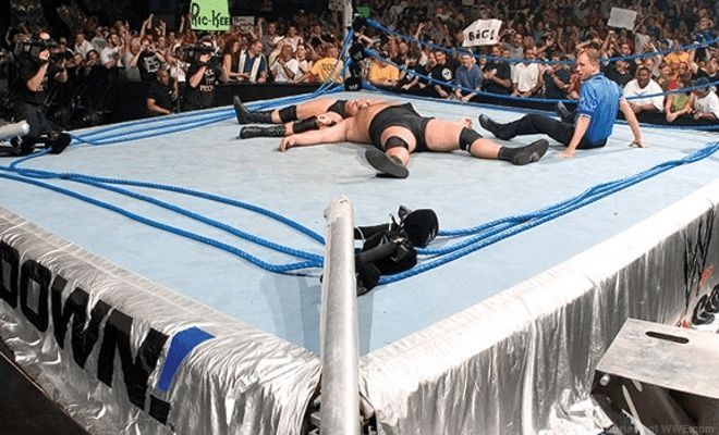 One of SmackDown&#039;s greatest &#039;Holy $#!#&#039; moments 