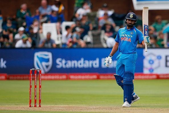 First fifty for Rohit in the rainbow nation