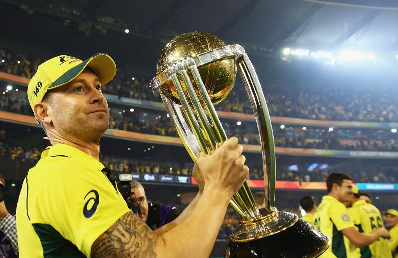 Michael Clarke led Australia to the 2015 World Cup