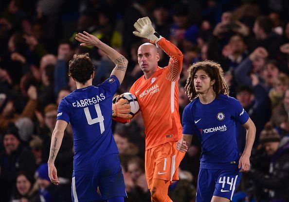 Caballero made a stunning save to deny Meyler in the second half