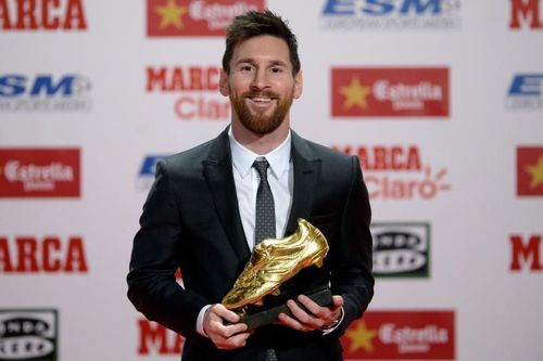 Messi won last season's European Golden Shoe