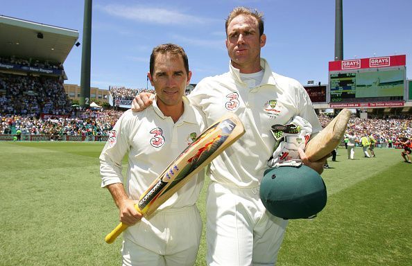 Matthew Hayden Justin Langer