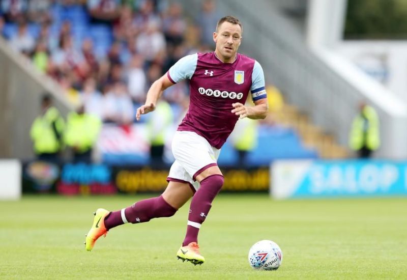 John Terry playing for Aston Villa in the Championship