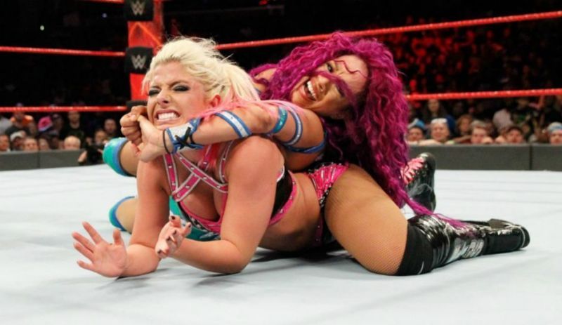 Alexa refuses to tap out to Sasha Banks