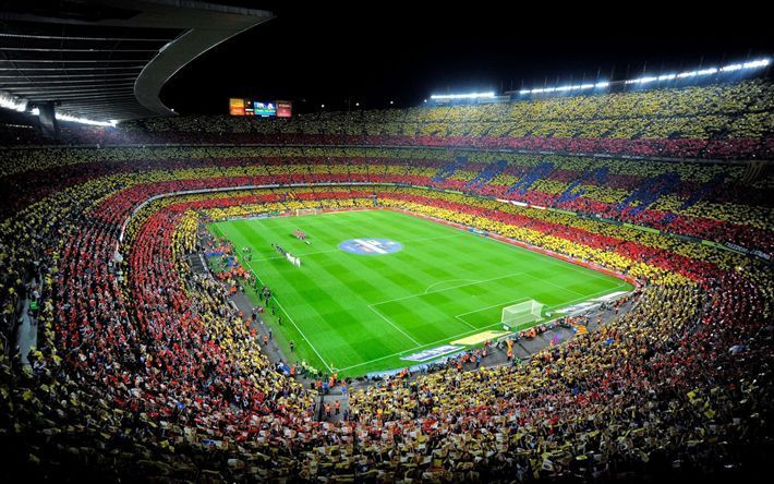 An inside view of Camp Nou