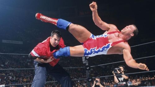 Angle and Shane McMahon weren't always friendly Authority figures