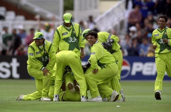 Pakistan celebrate