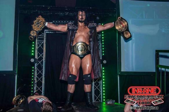 Drew Galloway is a former two-time ICW Heavyweight Champion 