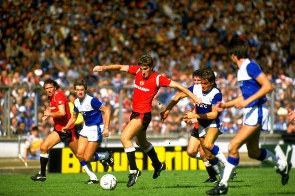 Norman Whiteside of Manchester United