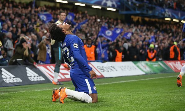 The Brazilian was in fine form for Chelsea yet again