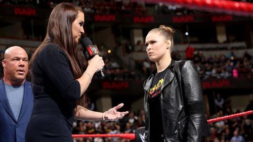 Ronda Rousey didn't appreciate Stephanie McMahon's assault at the Elimination Chamber