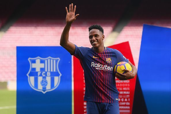 New Barcelona Signing Yerry Mina Unveiled