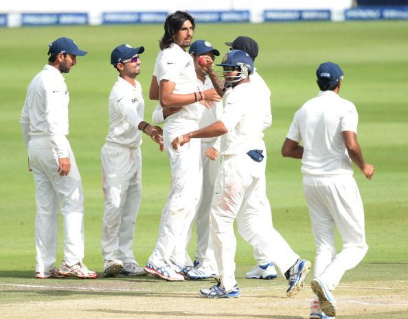 South Africa v India - Test Match Series - Day Two