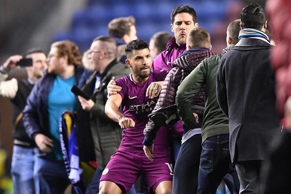 The altercation which marred a fascinating FA Cup tie