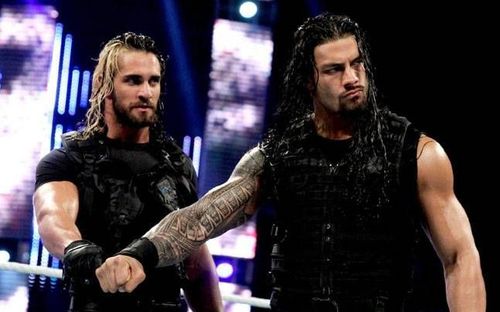 Roman Reigns & Seth Rollins headlined the event in a 2-on-3 Handicap Match