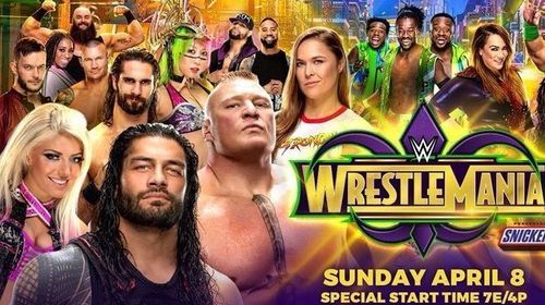 Wrestlemania 34 Poster