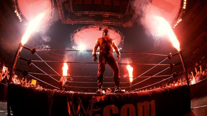 Kane appeared at a live event - but not with his usual brimstone