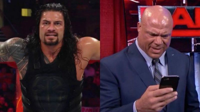 Roman will demand answers from Kurt Angle as well.