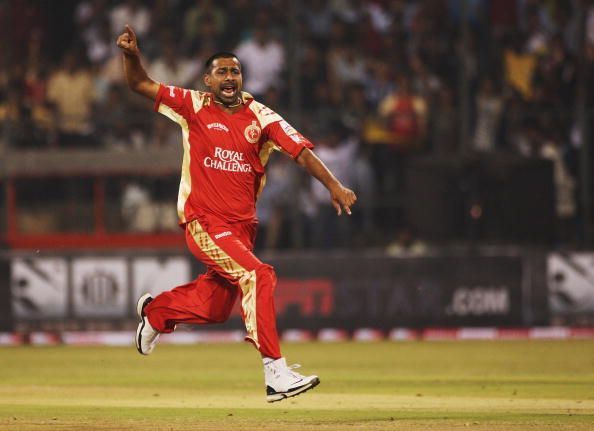 Praveen Kumar of RCB bowled the first ball in IPL history