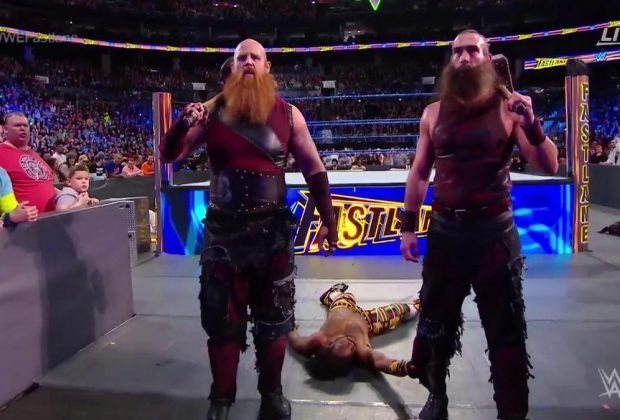 The Bludgeon Brothers cashing havoc at Fastlane