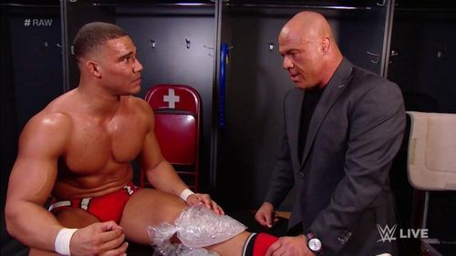 Kurt Angle's kayfabe son is quickly coming back