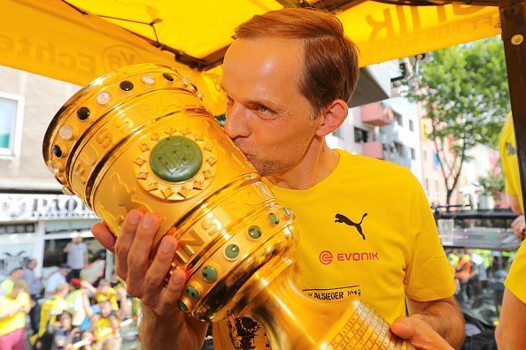 Borussia Dortmund Celebrates Winning The DFB Cup 2017