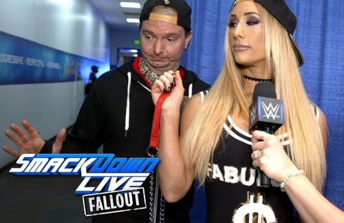 James Ellsworth served as Carmella's manager during the latter stage of his WWE tenure