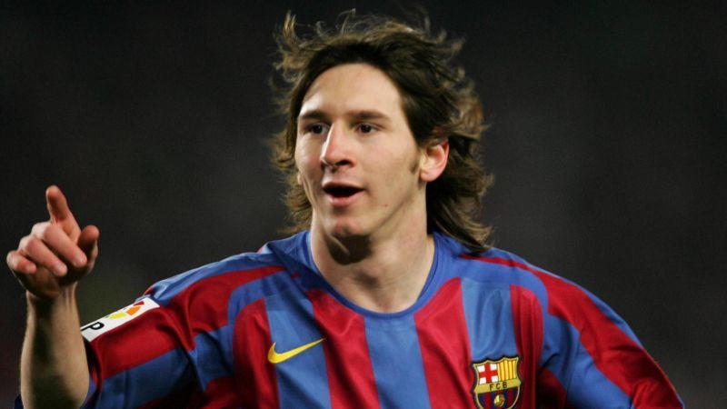 Messi started his career as right winger