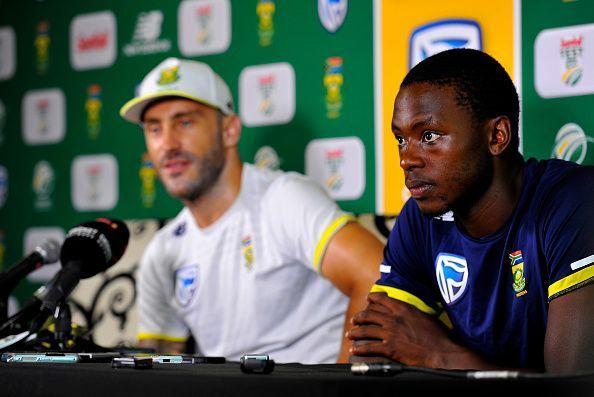 Kagiso Rabada has found an eloquent backer in his captain Faf du Plessis.