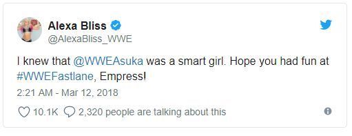 Alexa responds to Asuka's decision