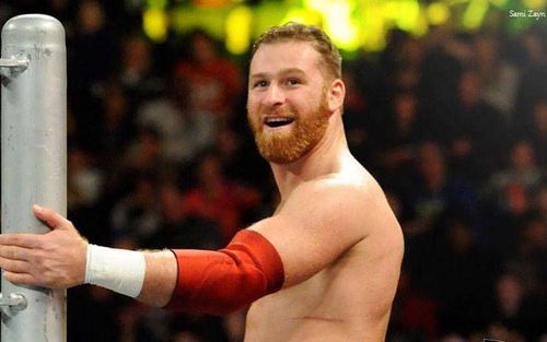 Sami Zayn smiles