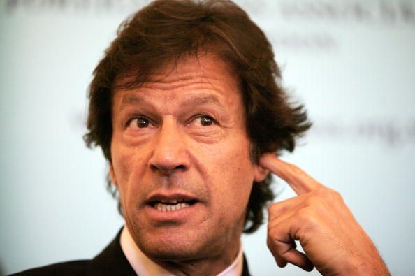 Pakistani Politician Imran Khan Holds London Press Conference