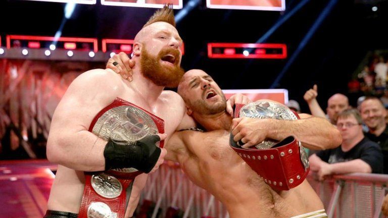 Cesaro and Sheamus WrestleMania 34