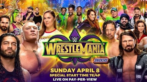 WrestleMania 34 poster