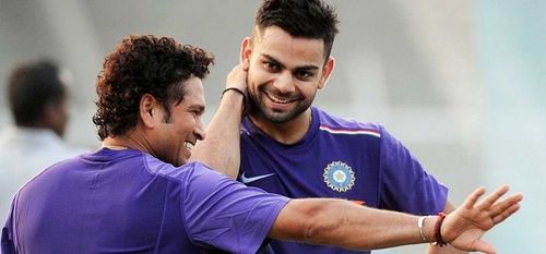 Sachin Tendulkar and Virat Kohli