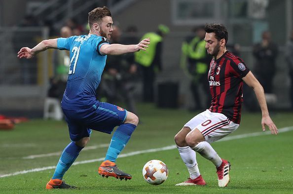 AC Milan v Arsenal - UEFA Europa League Round of 16: First Leg