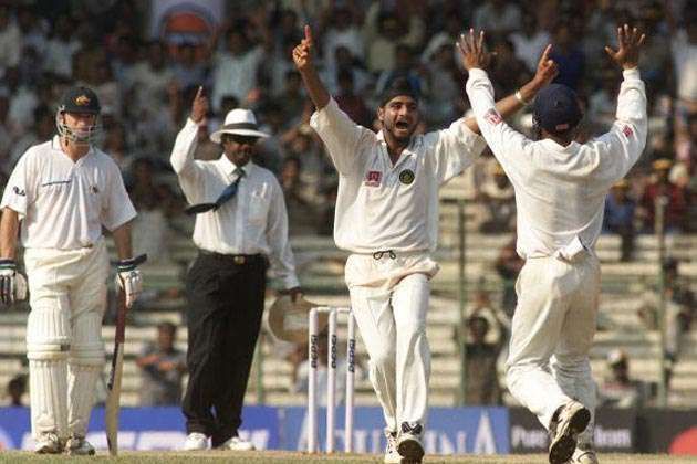 Harbhajan Singh bagged 15 wickets in the match to help India clinch the series.