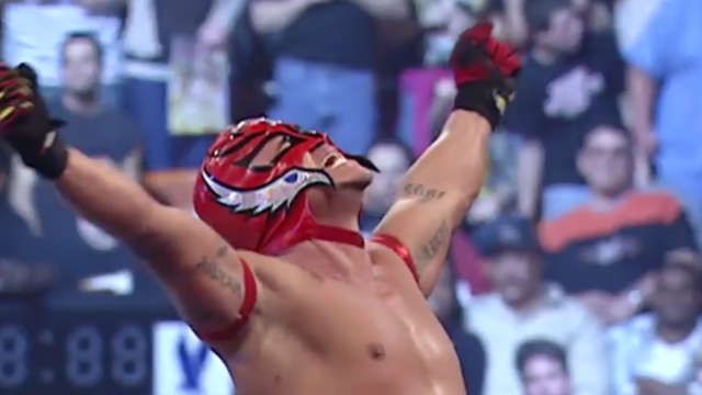 Mysterio is the shortest wrestler ever to win the Royal Rumble