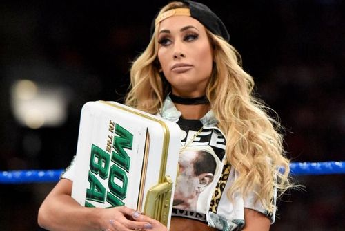 Carmella teases cashing in her Money In The Bank contract at Fastlane